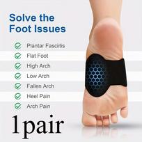 Shock-absorbing Insoles - Polyester Foot Protectors for Gym Training 2pcs
