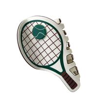 Fun Sport Theme Hair Clip Tennis Racket Shape Hair Claw Clip with Vibrancy Color Hair Styling Decoration for Women 2