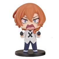 Q versija 7cm bungo šunys benamiai dazai osamu chuuya nakahara figūrėlė PVC Japonų animacinių filmų modelis statulėlės dekoracija žaislas kolekcionavimui