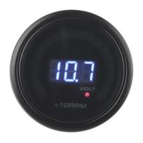 2in 1 12V tachometras Voltmeteris LED skaitmeninis ekranas Didelio tikslumo matuoklis Universalus automobiliui
