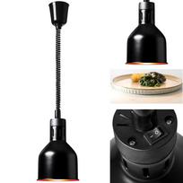 IR infrared food heating lamp, hanging, black, diameter 17 cm, 250 W