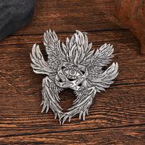 Vintage Viking Style Seraphim Eye Hair Clip Fashion Versatile Hair Accessory For Party sidabras