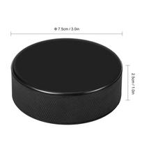 2 Pack Ice Hockey Puck black