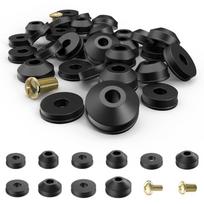 116Pcs Faucet Washer Sealing Gaskets with Screws Flat Beveled Rubber Plumbing Faucet Gasket for Repairing Faucet Leak 1