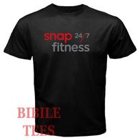 Snap Fitness 24-7 Gym Men's Black Size S to 5XL 4XL