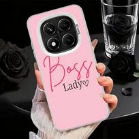 Girl Boss Lady Pink Soft Phone Case for Xiaomi Redmi Note 13 14 15 Pro Plus 12S 12 11S 11 11T 10S 10 Shockproof Cover Back Shell Redmi Note 14 4G