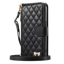 For Samsung Galaxy A57 A56 A54 A53 A52 A51 A71 A50 Crossbody Wallet Case, Quilted Zipper Card Holder Flip Cover, Strap Lanyard For Galaxy A51 5G juoda