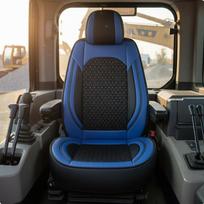 Construction Crane Loader Seat Cushion Breathable Heavy Equipment Pad WearResistant Blue