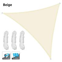 Green Sun Shade Sail Triangle Waterproof UPF50+ 98% UV Block Sunscreen Cloth for Balcony Courtyard Patio Outdoor Awning (as the picture,3x3x3m)