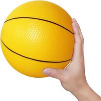 Pripučiamas PVC krepšinio kamuolys, patvarus lauko sporto kamuolys vaikams, 18cm, mėlynas Style C