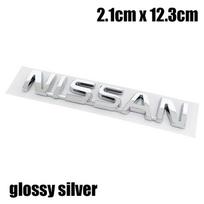 1 vnt. 3D Nissan ABS automobilio galinės raidės logotipo lipdukas Galinio buferio galinės durys bagažinės lipdukas automobilio galinis emblemos lipdukas stiliaus priedai