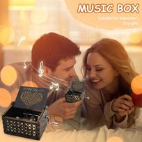 Can't Help Falling In Love Music Box, Birthday Gifts For Wife Girlfriend Women, Vintage Wooden Hand Crank Music Box, Valentine Wedding Anniversary One Size