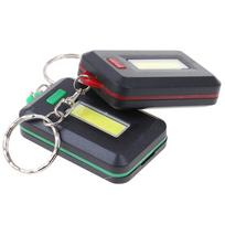 COB žibintuvėlis raktų pakabukas Mini LED žibintuvėlis Nešiojamas lauko avarinis šviestuvas