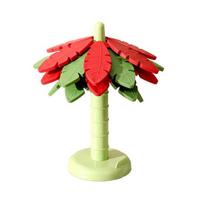 Tree Leaf Shape Placemat with Stand Waterproof Heat-Resistant Coasters Non-Slip Kitchen Mats Festive Table Art Decor