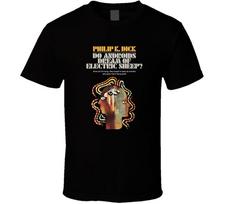 Philip K. Dick, T-Shirt, Do Androids Dream of Electric Sheep, Sci-Fi M brown