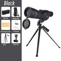 25-75x60 Hd Zoom Monocular Telescope For Bird Watching, Waterproof With Tripod, Long Range For Camping And Landscape Observation juoda