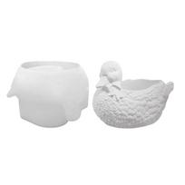 Silicone Crafting Mold Elegant Duck Shape Candle Holders Moulds Candle Organizers Moulds Suitable for Hand-Making 1