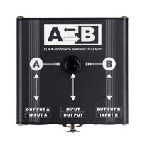 Studio Grade XLR Sound Selectors 2 Input Single Output Noiseless Switching Metal Chassises 1