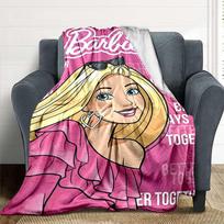1pc Barbie Blanket Polyester Fiber, All Season Comfort for Sofa, Bed, Office, Car, Camping Ideal Home Decor & Gift, Office Comfort 80x120cm