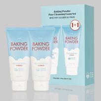ETUDE House Baking Powder Pore Cleansing Foam Duo – Deep Pore Cleanser (300g × 2)