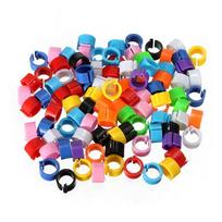 100 Pcs Useful Bird Parrot Pigeon Leg Band Rings Clip Poultry