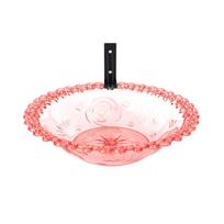 Outdoor Plastic Bird Bath, Wall Mounted Bird Bath, Tree Mounted Bird Bath, Suitable For Garden Fence, Terrace, Yard, Patio Decoration One Size raudona