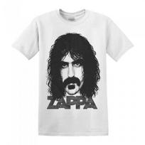 Frank Zappa Unisex Adult Big Face Cotton T-Shirt S juoda