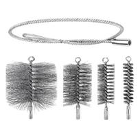 Chimney Sweeps Boiler Stove Pipe Cleaning Brushes Carbon Steel Wire Pipe Brush Set Fireplaces Cleaning Tools Enduring 1