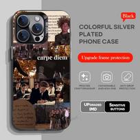 Carpe Diem Dead Poets Society phone Case for iPhone 17 11 12 Pro Max Plus Mini Air SE  16e 14 15 16 13 Soft Shell iPhone17promax