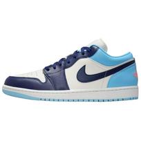 Air Jordan 1 Low Blue Chill Vyriški sportbačiai Sail Hot-Lava Blue-Void 553558-149 44.5