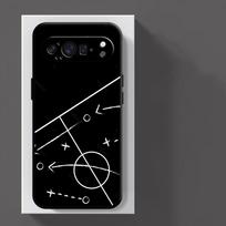 Case for Google Pixel 10A 9a 6a 10 9 Pro XL 8a 6 7 8 Pro 7a Funda Phone Cover Football Creative Pattern- Google Pixel 6a