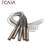 2PCS 16mm 38~48mm 316SUS Single-End Heating Tube 110/220/380V Cylindrical Cartridge Heater 250/260/270/290/300W Electric Part 250W 16x38mm(DxL)