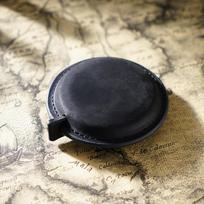 Handmade Crazy Horse Carving Top Layer Cowhide Mini Tape Measure Clothing Leather Pendant-Free Sample Badge Holder & Accessory