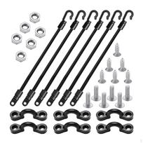 Kayak Deck Rigging Accessory Kit 18inch Elastic Rope Easily Install Versatile Durable Compact Size