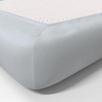 Rustilė trikotažinė paklodė su guma 90x200x30 cm, 100% medvilnė, 170 g/m2