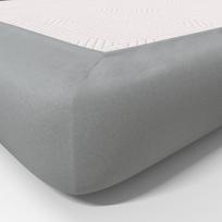 Rustilė trikotažinė paklodė su guma 90x200x30 cm, 100% medvilnė, 170 g/m2