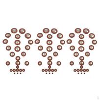 Lot of 78 Replacement Pads for Alto Saxophone