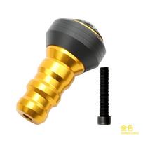 Motociklo rėmo slankikliai apsauga 10mm Universalūs CNC aliuminio lydinio apsaugos nuo kritimo strypai Motoroleris auksas