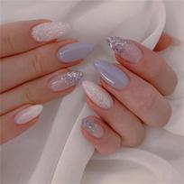 24pcs Press on Nail French Tip False Nail Almond Stick on Nail Comfortable Artificial Nail Manicure For Daily Wear 1