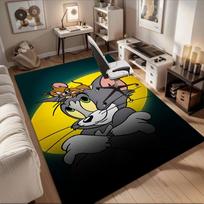 Tomas ir Džeris Telefono Užsklanda HD - Mielos Animacinių Filmukų Užsklandos iPhone, iPad, Android Biuro Kilimėlis Namų Dekoras Dovana Helovinui & Kalėdoms LD79 60cm by 90cm