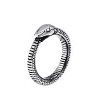 Vintage Norse Viking Ouroboros Ring For Men Women Stainless Steel Punk Biker Snake Jewelry Fashion Gift 7