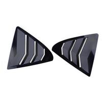 For Lexus IS300 IS250 200t 2013- ABS Plastic Rear Window Quarter Louver Scoop Cover Side Vent Trim Car Adhesive Accessories