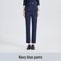 Women's Double-Breasted Casual Jacket and Pants Set for Spring and Autumn - High-End Professional Fashion XXXL