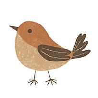 Cartoon Bird Window Sticker Self Adhesive Bird Sticker Waterproof Peel And Stick Wall Sticker for Children's Bedroom Kindergarten Decor A