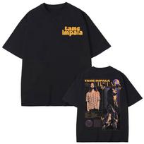 Tame Impala Rock Band Merch T-shirt Men Women Harajuku Vintage Short Sleeve T Shirts Summer Fashion Oversized T-shirts S