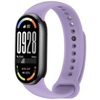 Sport Silicone Strap for Xiaomi Mi Band 10 9 8 NFC Soft Breathable Replaceable Wrist Strap for Xiaomi Mi Band 10 Bracelet Correa For Mi Band 10 levandų violetinė spalva