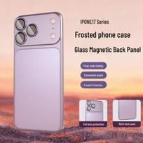 Transform into Apple 17 Pro Max: Matte Glass Back Sticker for iPhone 16/5 iPhone 15