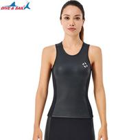DIVE&SAIL 2MM Unisex Diving Thermal Vest - Split Design for Snorkeling & Surfing XXL