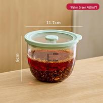 Heat-Resistant Glass Storage Jar for Chili Oil