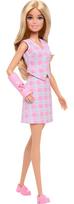 Barbie Fashionista Pink Checkered Set Doll House Pretend Play Barbie Doll Ages Pink JJN56 Dress-Up 3+